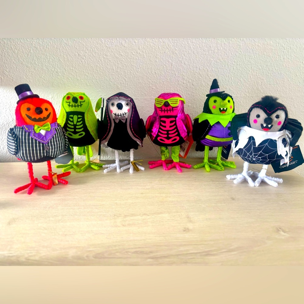 6 Target Hyde & Eek Birds Halloween 2024 X-Ray Hoodie Gourdon Skitter Spells